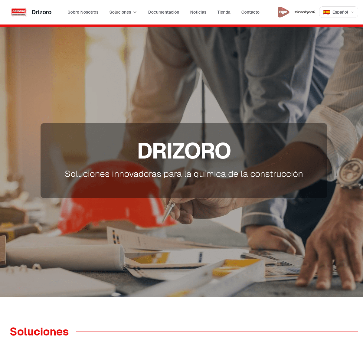 Captura del proyecto Drizoro